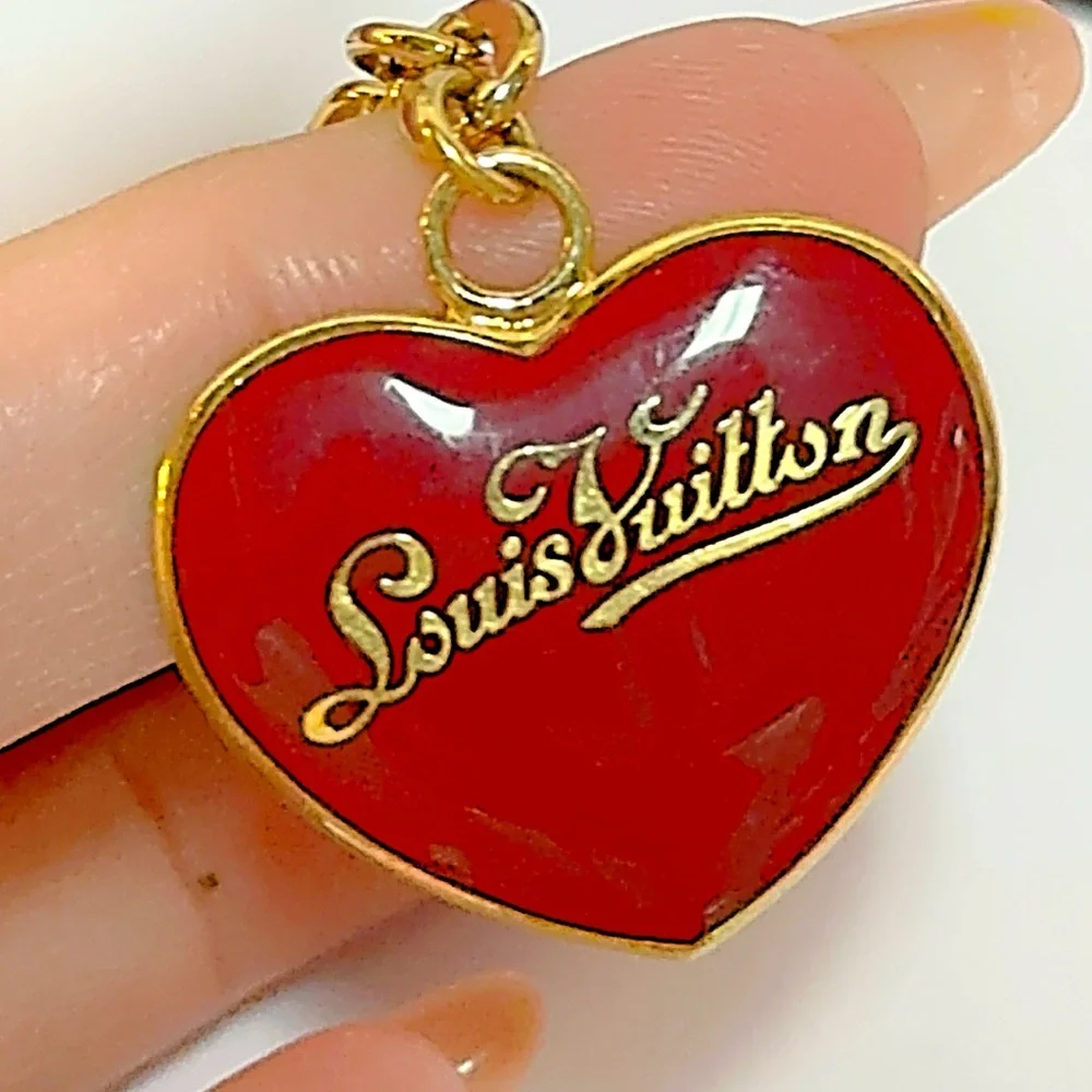 Louis Vuitton Porte Cles Coeur Rayeur Key Ring Bag Charm - Picture 9 of 10